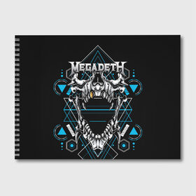 Альбом для рисования с принтом Megadeth в Петрозаводске, 100% бумага
 | матовая бумага, плотность 200 мг. | countdown to extinction | бас | гитара | группа | дэйв мастейн | кико лоурейро | лос анджелес | метал | трэш | хард рок | хеви метал