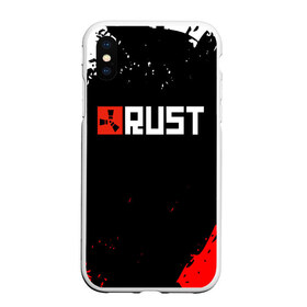 Чехол для iPhone XS Max матовый с принтом RUST в Петрозаводске, Силикон | Область печати: задняя сторона чехла, без боковых панелей | dayz | facepunch | rust | state of decay | survival | the forest | this war of mine | выживалка rust | раст