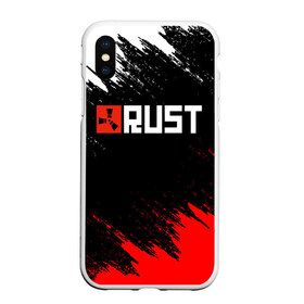 Чехол для iPhone XS Max матовый с принтом RUST в Петрозаводске, Силикон | Область печати: задняя сторона чехла, без боковых панелей | dayz | facepunch | rust | state of decay | survival | the forest | this war of mine | выживалка rust | раст