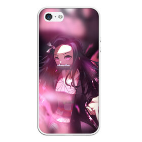 Чехол для iPhone 5/5S матовый с принтом NEZUKO DEMON SLAYER KIMETSU NO YAIBA КЛИНОК РАССЕКАЮЩИЙ ДЕМОНОВ в Петрозаводске, Силикон | Область печати: задняя сторона чехла, без боковых панелей | demon slayer | kimetsu no yaiba | nezuko | shinobu | slayer | tanjiro | zenitsu | гию томиока | зенитцу | иноске хашибира | клинок рассекающий демонов | незуко | танджиро | шинобу кочо