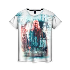 Женская футболка 3D с принтом Гарри Поттер в Петрозаводске, 100% полиэфир ( синтетическое хлопкоподобное полотно) | прямой крой, круглый вырез горловины, длина до линии бедер | fantasy | gryffindor | harry potter | vdsvar | warner bros. | гарри поттер | фэнтэзи
