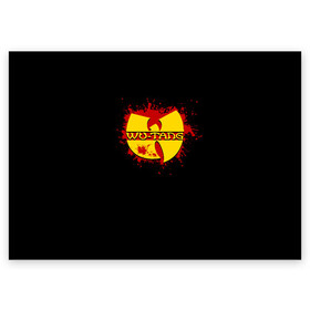 Поздравительная открытка с принтом Wu-Tang Clan в Петрозаводске, 100% бумага | плотность бумаги 280 г/м2, матовая, на обратной стороне линовка и место для марки
 | cappadonna | clan | ghostface killah | gza | inspectah deck | masta killa | method man | raekwon | rap | rza | u god | wu tang | wu tang clan | рэп