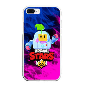 Чехол для iPhone 7Plus/8 Plus матовый с принтом BRAWL STARS SPROUT в Петрозаводске, Силикон | Область печати: задняя сторона чехла, без боковых панелей | 