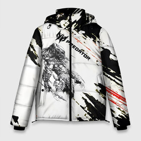 Мужская зимняя куртка 3D с принтом Predator Hunting Grounds в Петрозаводске, верх — 100% полиэстер; подкладка — 100% полиэстер; утеплитель — 100% полиэстер | длина ниже бедра, свободный силуэт Оверсайз. Есть воротник-стойка, отстегивающийся капюшон и ветрозащитная планка. 

Боковые карманы с листочкой на кнопках и внутренний карман на молнии. | Тематика изображения на принте: game | gamer | predator: hunting grounds | игра | шутер