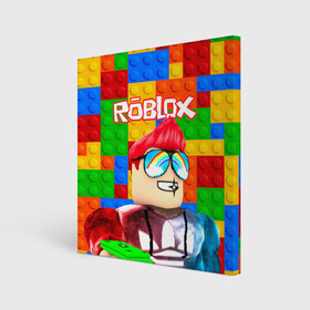 Холст квадратный с принтом ROBLOX [3] в Петрозаводске, 100% ПВХ |  | box | lego | minecraft | roblox | роблокс