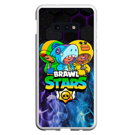 Чехол для Samsung S10E с принтом Brawl Stars Leon Trio в Петрозаводске, Силикон | Область печати: задняя сторона чехла, без боковых панелей | Тематика изображения на принте: 3 леона | brawl stars | brawl stars leon | leon | leon green | leon sally | leon shark | бравл старс | леон | леон акула | леон огонь | леон салли | леон старс | леоны