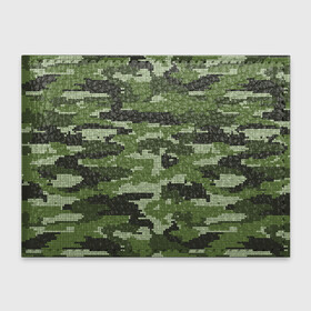Обложка для студенческого билета с принтом ВЯЗАННЫЙ КАМУФЛЯЖ в Петрозаводске, натуральная кожа | Размер: 11*8 см; Печать на всей внешней стороне | camouflage | армия | военная форма | военный | вооружение | вооруженные силы | вязанный | защита | защитный цвет | зеленый | камуфляж | коричневый | маскировка | солдат | униформа | форма | хаки