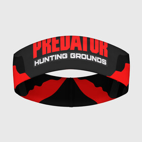 Повязка на голову 3D с принтом PREDATOR:HUNTING GROUNDS в Петрозаводске,  |  | predator hunting grounds | predator. | охотничьи угодья | чужой против хищника