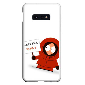 Чехол для Samsung S10E с принтом Kenny McCormick в Петрозаводске, Силикон | Область печати: задняя сторона чехла, без боковых панелей | Тематика изображения на принте: south park | южный парк