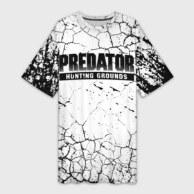 Платье-футболка 3D с принтом PREDATOR: HUNTING GROUNDS. в Петрозаводске,  |  | 90 е | predator | predator:hunting grounds | апгрейд | взгляд | воители | добыча | клыки | монстр | монстры | предатор | пришелец | против чужого | существо | фантастика | фэнтези | хищник
