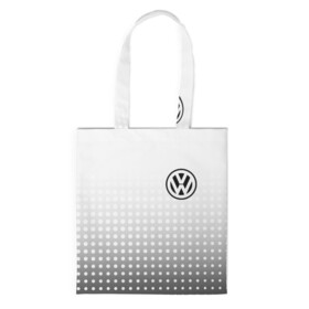 Шоппер 3D с принтом Volkswagen в Петрозаводске, 100% полиэстер | Плотность: 200 г/м2; Размер: 34×35 см; Высота лямок: 30 см | volkswagen | vw | vw значок | vw лого | vw марка | vw эмблема | wv | значок vw | значок фольксваген | лого автомобиля | лого вольцваген | логотип vw | фольксваген | фольцваген