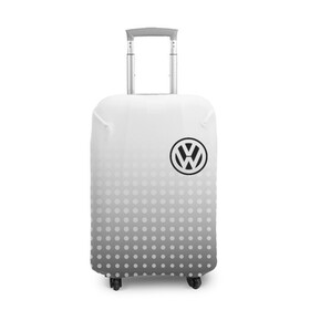 Чехол для чемодана 3D с принтом Volkswagen в Петрозаводске, 86% полиэфир, 14% спандекс | двустороннее нанесение принта, прорези для ручек и колес | volkswagen | vw | vw значок | vw лого | vw марка | vw эмблема | wv | значок vw | значок фольксваген | лого автомобиля | лого вольцваген | логотип vw | фольксваген | фольцваген