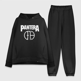 Женский костюм хлопок Oversize с принтом Pantera. в Петрозаводске,  |  | pantera | американская метал группа | грув метал | группа | музыка | пантера | рок | рок группа