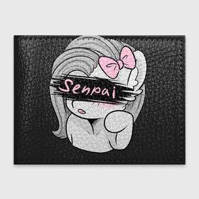 Обложка для студенческого билета с принтом Senpai в Петрозаводске, натуральная кожа | Размер: 11*8 см; Печать на всей внешней стороне | cute | mlp | mylittlepony | senpai | бон бон | лира | мой маленький пони | пони