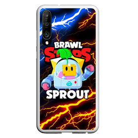 Чехол для Honor P30 с принтом BRAWL STARS SPROUT в Петрозаводске, Силикон | Область печати: задняя сторона чехла, без боковых панелей | 8 bit | 8 бит | bibi | brawl stars | crow | el brown | leon | leon shark | max | mr.p | phoenix | sally leon | shark | sprout | stars | virus | werewolf | акула | биби | вирус | ворон | леон | оборотень | пингвин