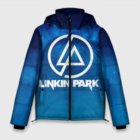 Мужская зимняя куртка 3D с принтом Linkin Park в Петрозаводске, верх — 100% полиэстер; подкладка — 100% полиэстер; утеплитель — 100% полиэстер | длина ниже бедра, свободный силуэт Оверсайз. Есть воротник-стойка, отстегивающийся капюшон и ветрозащитная планка. 

Боковые карманы с листочкой на кнопках и внутренний карман на молнии. | Тематика изображения на принте: chester bennington | linkin park | rock | space | группа | космос | линкин парк | логотип | музыка | рок | рок н ролл | честер беннингтон | эмблема