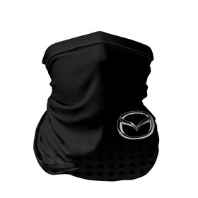 Бандана-труба 3D с принтом Mazda в Петрозаводске, 100% полиэстер, ткань с особыми свойствами — Activecool | плотность 150‒180 г/м2; хорошо тянется, но сохраняет форму | mazda | mazda лого | mazda марка | mazda эмблема | значок mazda | лого авто | лого автомобиля | логотип mazda | логотип мазда | мазда | мазда значок | мазда лого | мазда эмблема | черно белый