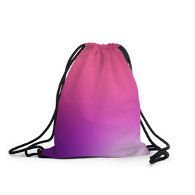 Рюкзак-мешок 3D с принтом Нежный цвет в Петрозаводске, 100% полиэстер | плотность ткани — 200 г/м2, размер — 35 х 45 см; лямки — толстые шнурки, застежка на шнуровке, без карманов и подкладки | красный | нежный цвет | плавный переход | фиолетовый