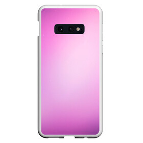 Чехол для Samsung S10E с принтом Нежный фиолет в Петрозаводске, Силикон | Область печати: задняя сторона чехла, без боковых панелей | нежный цвет | плавный переход | розовый | фиолетовый