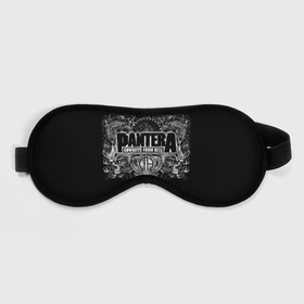 Маска для сна 3D с принтом PANTERA. в Петрозаводске, внешний слой — 100% полиэфир, внутренний слой — 100% хлопок, между ними — поролон |  | pantera | американская метал группа | грув метал | группа | музыка | пантера | рок | рок группа