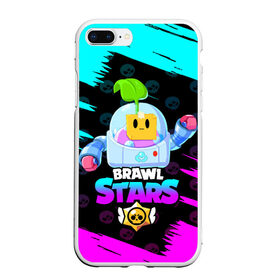 Чехол для iPhone 7Plus/8 Plus матовый с принтом Brawl Stars SPROUT в Петрозаводске, Силикон | Область печати: задняя сторона чехла, без боковых панелей | bibi | brawl stars | crow | leon | leon shark | max | mecha crow | mr.p | sally leon | shark | sprout | virus 8 bit | берли | биби | бравл старс | вирус 8 бит | ворон | леон | макс | мешха кров | оборотень | спроут | сэли леон