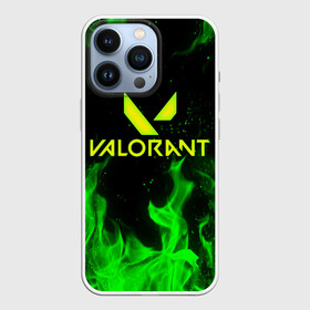 Чехол для iPhone 13 Pro с принтом VALORANT FIRE | ВАЛОРАНТ ОГОНЬ в Петрозаводске,  |  | breach | cs go | cypher | jett | league of legends | legends of runeterra | lol | omen | overwatch | phoenix | riot | riot games | sage | sona | sova | valorant | viper | валорант | кс го | лига легенд | лол