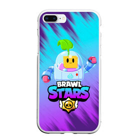 Чехол для iPhone 7Plus/8 Plus матовый с принтом BRAWL STARS SPROUT в Петрозаводске, Силикон | Область печати: задняя сторона чехла, без боковых панелей | 8 bit | brawl stars | brawl stars sprout | crow | leon shark | max | mr.p | sally leon | shark | sprout | tara | werewolf leon | берли | бравл старс | ворон | макс | оборотень | спроут | тара