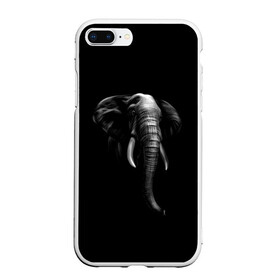 Чехол для iPhone 7Plus/8 Plus матовый с принтом Слон в Петрозаводске, Силикон | Область печати: задняя сторона чехла, без боковых панелей | арт | животные | звери | слон | слоны