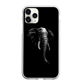 Чехол для iPhone 11 Pro Max матовый с принтом Слон в Петрозаводске, Силикон |  | арт | животные | звери | слон | слоны