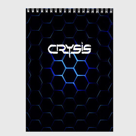 Скетчбук с принтом CRYSIS в Петрозаводске, 100% бумага
 | 48 листов, плотность листов — 100 г/м2, плотность картонной обложки — 250 г/м2. Листы скреплены сверху удобной пружинной спиралью | action | crysis | cryteck | броня | кризис | шутер