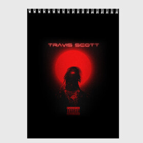 Скетчбук с принтом TRAVIS SCOTT в Петрозаводске, 100% бумага
 | 48 листов, плотность листов — 100 г/м2, плотность картонной обложки — 250 г/м2. Листы скреплены сверху удобной пружинной спиралью | america | astroworld | cactus jack | rap | travis scott | usa | wish you were here | америка | зарубежный реп | кактус джек | реп | сша | трэвис скотт