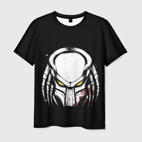 Мужская футболка 3D с принтом Predator в Петрозаводске, 100% полиэфир | прямой крой, круглый вырез горловины, длина до линии бедер | alien | arnold | dutch | grounds | horror | hunting | predator | schwarzenegger | арнольд | голландец | датч | инопланетянин | ужасы | хищник | чужой | шварценеггер