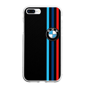 Чехол для iPhone 7Plus/8 Plus матовый с принтом BMW M SPORT CARBON в Петрозаводске, Силикон | Область печати: задняя сторона чехла, без боковых панелей | bmw | bmw motorsport | bmw performance | carbon | m | m power | motorsport | performance | sport | бмв | карбон | моторспорт | спорт