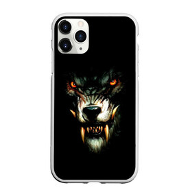 Чехол для iPhone 11 Pro матовый с принтом Werewolf в Петрозаводске, Силикон |  | black | eyes | fangs | grin | jaw | muzzle | nose | teeth | view | werewolf | взгляд | глаза | зубы | клыки | нос | оборотень | оскал | пасть