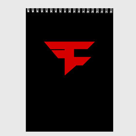 Скетчбук с принтом FAZE CLAN в Петрозаводске, 100% бумага
 | 48 листов, плотность листов — 100 г/м2, плотность картонной обложки — 250 г/м2. Листы скреплены сверху удобной пружинной спиралью | astralis | awp | counter strike | cs go | cs go global offensive | cs:go | faze clan | hyper beast | team liquid | астралис | кс го | тим ликвид | фейз клан | хайпер бист