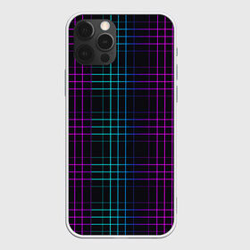 Чехол для iPhone 12 Pro Max с принтом Neon cell в Петрозаводске, Силикон |  | Тематика изображения на принте: геометрия | градиент | квадраты | клетка | клетчатый | линии | неоновый | полосы | популярный | разноцветный | решетка | сетка | текстура | фиолетовый | шотландка | яркий
