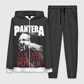 Женский костюм 3D с принтом PANTERA VULGAR OF POWER в Петрозаводске,  |  | pantera vulgar display of power | rock | вульгарный альбом | музыка | пантера | рок группа