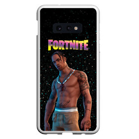 Чехол для Samsung S10E с принтом Travis Scott Fortnite в Петрозаводске, Силикон | Область печати: задняя сторона чехла, без боковых панелей | astronomical | epic games | fortnite | travis scott | ивент | ивент fortnite | концерт | концерт fortnite | скин travis scott | тревис | трэвис скотт | фортнайт