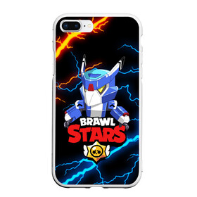 Чехол для iPhone 7Plus/8 Plus матовый с принтом BRAWL STARS MECHA CROW в Петрозаводске, Силикон | Область печати: задняя сторона чехла, без боковых панелей | 8 бит | bibi | brawl stars | crow | leon | leon shark | max | mecha crow | mr.p | phoenix | sally leon | shark | sprout | stars | virus | werewolf | акула | биби | вирус | ворон | леон | оборотень | пингвин