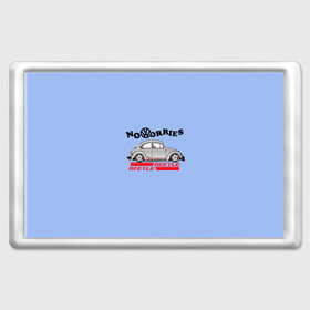 Магнит 45*70 с принтом Volkswagen Beetle в Петрозаводске, Пластик | Размер: 78*52 мм; Размер печати: 70*45 | volkswagen beetle | авто | битл | гонки | жук | машина | фольц | фольцваген