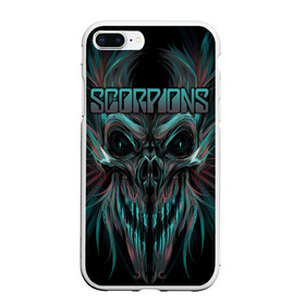 Чехол для iPhone 7Plus/8 Plus матовый с принтом Scorpions в Петрозаводске, Силикон | Область печати: задняя сторона чехла, без боковых панелей | klaus meine | live in munich | return to forever | rock music | scorpions | you like | клаус майне | маттиас ябс | рудольф шенкер | скорпионз