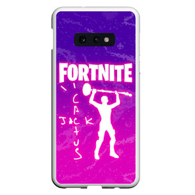 Чехол для Samsung S10E с принтом FORTNITE X TRAVIS SCOTT в Петрозаводске, Силикон | Область печати: задняя сторона чехла, без боковых панелей | astro | astronomical | astroworld | cactus | fort | fortnite | jack | nite | nomical | scott | travis | world | астро | астрономикал | джек | джэк | кактус | найт | номикал | скотт | трэвис | форт | фортнайт