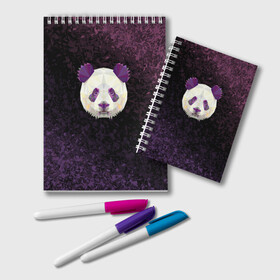Блокнот с принтом Панда в Петрозаводске, 100% бумага | 48 листов, плотность листов — 60 г/м2, плотность картонной обложки — 250 г/м2. Листы скреплены удобной пружинной спиралью. Цвет линий — светло-серый
 | Тематика изображения на принте: animal | cute panda | mood | pandas | животное | милая пандочка | настроение | панда | панды