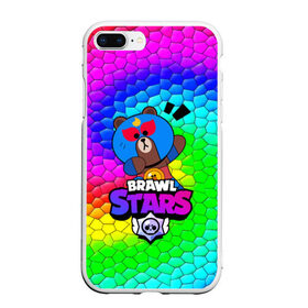 Чехол для iPhone 7Plus/8 Plus матовый с принтом BRAWL STARS(EL PRIMO) в Петрозаводске, Силикон | Область печати: задняя сторона чехла, без боковых панелей | bibi | brawl stars | brock | bull | crow | dinomike | el brown | el primo | leon | mobile game | nita | poko | ricochet | stars | tara | бравл старс | ворон | леон | мобильные игры