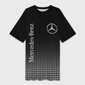 Платье-футболка 3D с принтом MERCEDES BENZ в Петрозаводске,  |  | amg | auto | brabus | mercedes | sport | авто | автомобиль | автомобильные | амг | брабус | бренд | марка | машины | мерседес | спорт