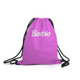 Рюкзак-мешок 3D с принтом Barbie в Петрозаводске, 100% полиэстер | плотность ткани — 200 г/м2, размер — 35 х 45 см; лямки — толстые шнурки, застежка на шнуровке, без карманов и подкладки | barbie | барби | кукла | кукла барби