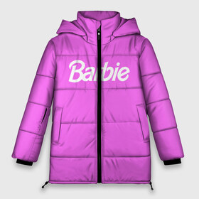 Женская зимняя куртка 3D с принтом Barbie в Петрозаводске, верх — 100% полиэстер; подкладка — 100% полиэстер; утеплитель — 100% полиэстер | длина ниже бедра, силуэт Оверсайз. Есть воротник-стойка, отстегивающийся капюшон и ветрозащитная планка. 

Боковые карманы с листочкой на кнопках и внутренний карман на молнии | Тематика изображения на принте: barbie | барби | кукла | кукла барби