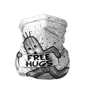 Бандана-труба 3D с принтом FREE HUGS в Петрозаводске, 100% полиэстер, ткань с особыми свойствами — Activecool | плотность 150‒180 г/м2; хорошо тянется, но сохраняет форму | 7 remake | aerith | fantasy | ff7 | final | ps4 | red | shinra | square enix | vii remake | vii ремейк | айрис | последняя | ред | фантазия | фф7 | шинра