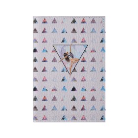 Обложка для паспорта матовая кожа с принтом gymnastics в Петрозаводске, натуральная матовая кожа | размер 19,3 х 13,7 см; прозрачные пластиковые крепления | gymnastics | гимнастика | художественная гимнастика