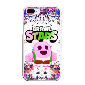 Чехол для iPhone 7Plus/8 Plus матовый с принтом Sakura Spike Brawl Stars в Петрозаводске, Силикон | Область печати: задняя сторона чехла, без боковых панелей | brawl | brawl stars | sakura spike | spike | бравл | бравл кактус | бравл старс | кактус | сакура спайк | спайк | спайк бравл старс